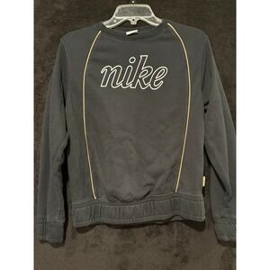 Nike Sweatshirt‎ Pullover Crew Neck Athleisure Activewear Black XS